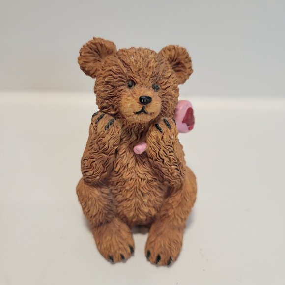 Vintage Teddy Bear Figurines Set of 4 Each about 3" - Picture 4 of 13